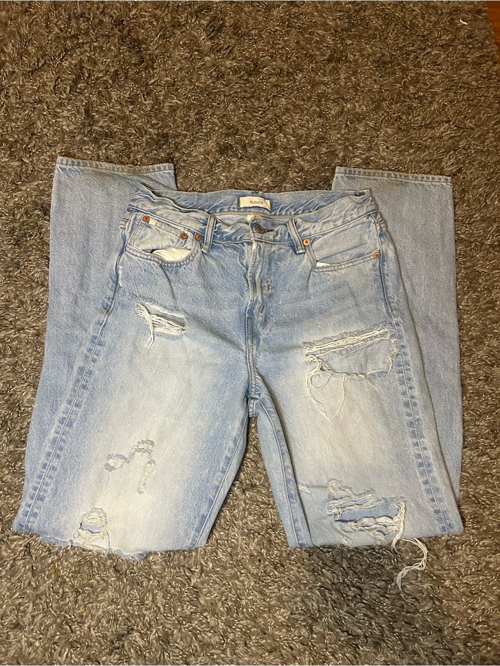 Distressed Slouch Jean - Picture 2 of 8